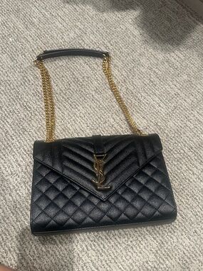 Saint Laurent Medium Cassandra Quilted Leather Bag